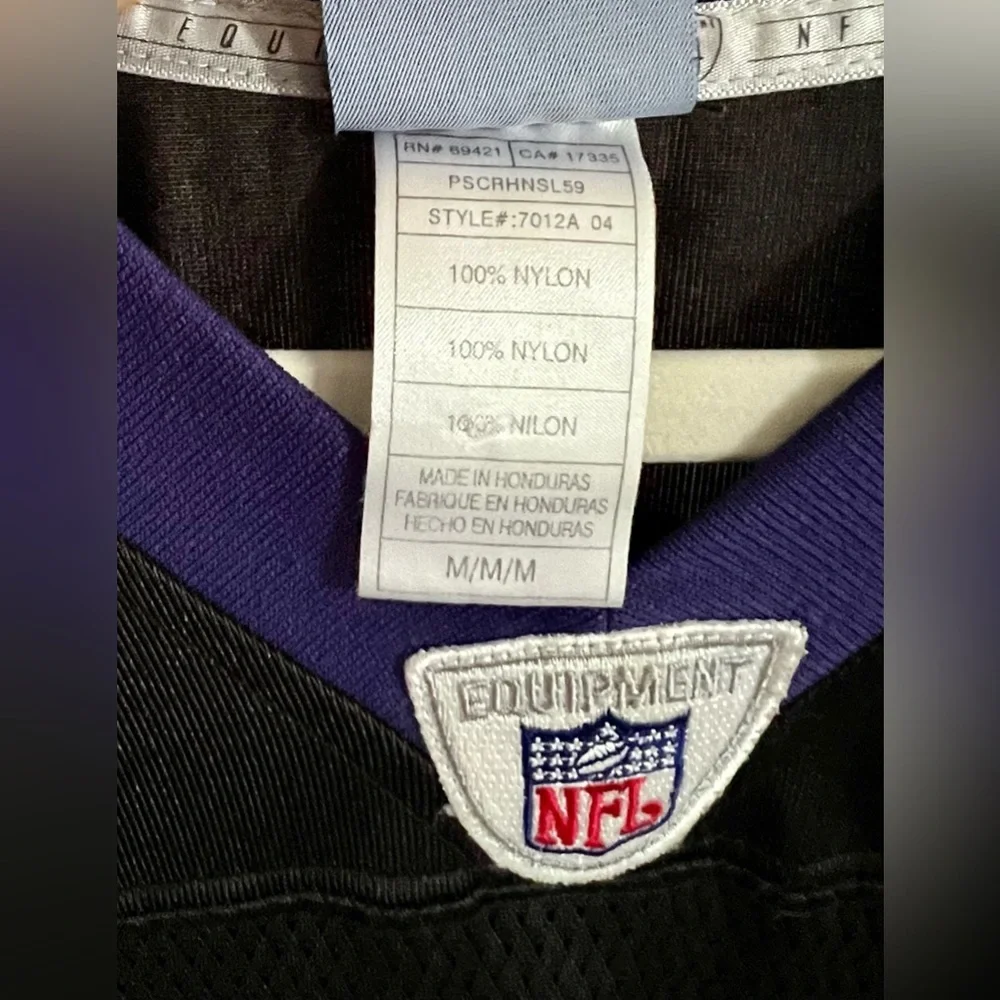 🏈Baltimore Ravens #86 Todd HEAP Reebok Equipment NFL Replica Jersey Size Medium - Picture 6 of 7